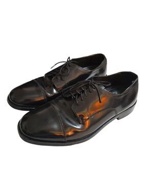 Nunn Bush Hayden Oxford Mens 10 Black Leather Lace Up Comfort Gel Dress Shoes Nunn Bush Mens Hayden Cap Toe Oxford Dress Casual Jamaica | Ubuy main image 2